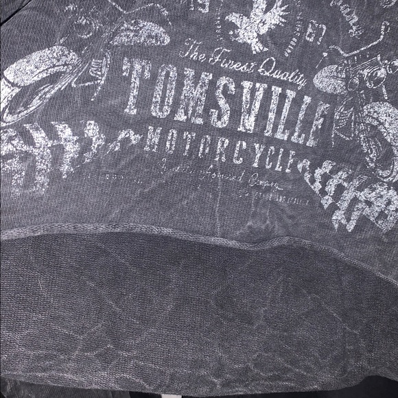 FOREVER 21 Charcoal Cropped Long Sleeve Top - Picture 4 of 7